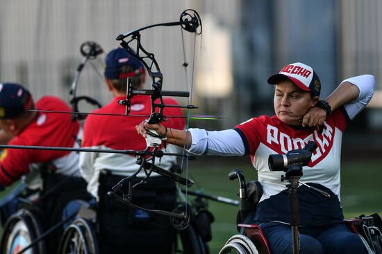 Russian Paralympic Games. Day one