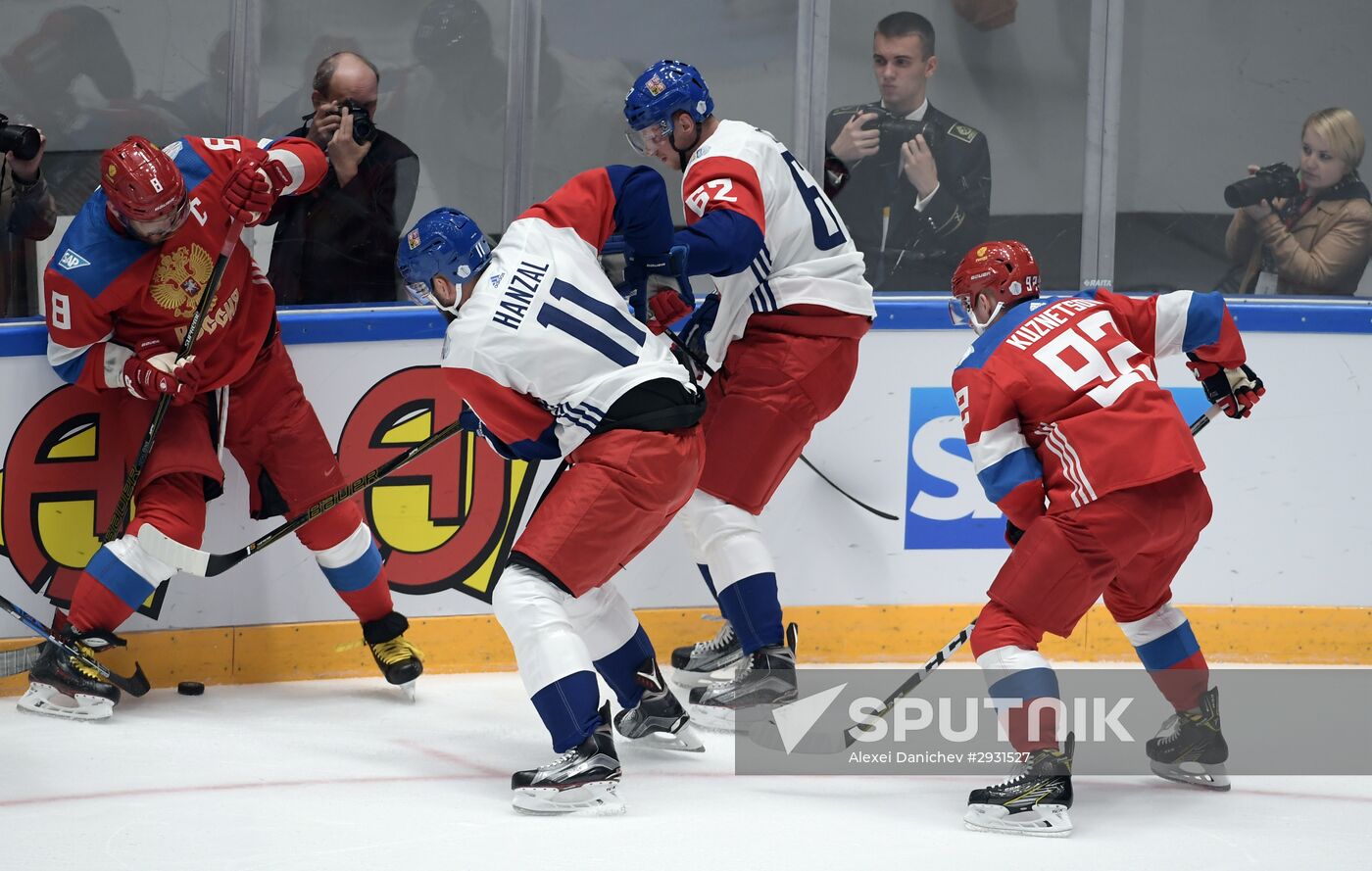 Russia vs. Czech Republic exhibition match