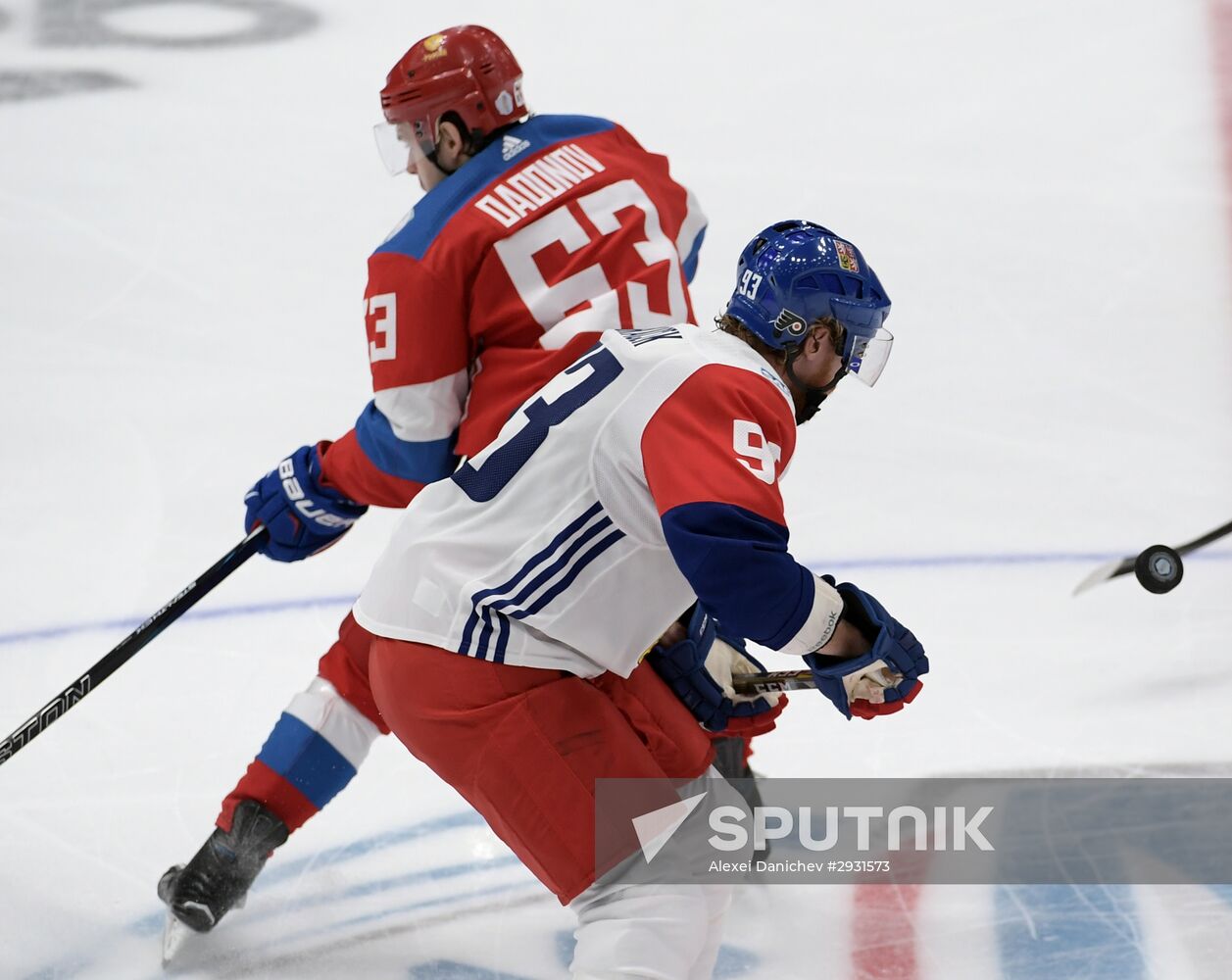 Russia vs. Czech Republic exhibition match
