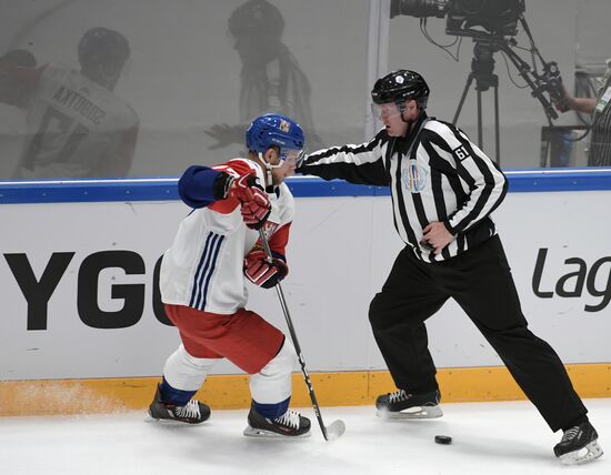 Russia vs. Czech Republic exhibition match