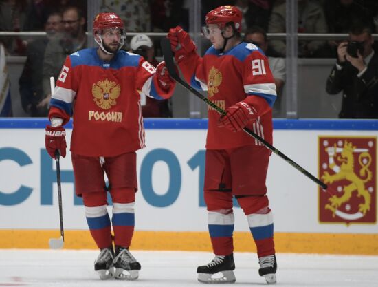 Russia vs. Czech Republic exhibition match