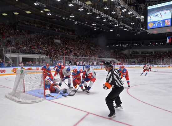 Russia vs. Czech Republic exhibition match