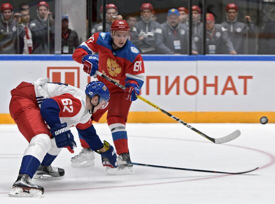 Russia vs. Czech Republic exhibition match