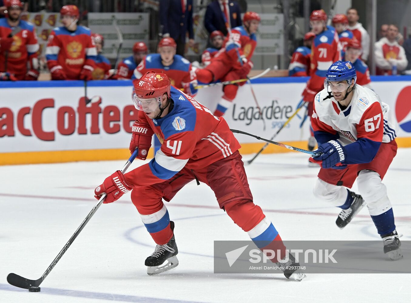Russia vs. Czech Republic exhibition match