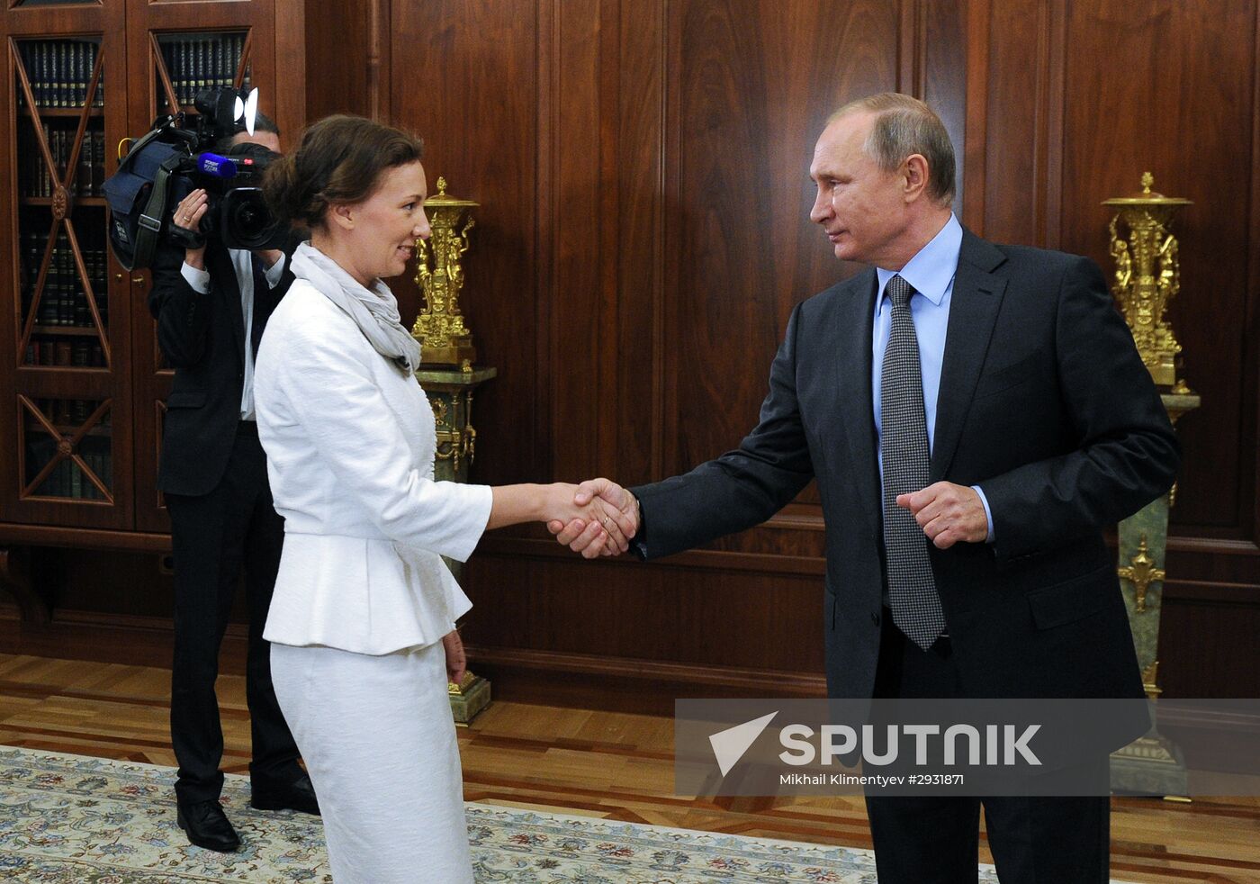 President Vladimir Putin meets with new Presidential Commissioner for Children’s Rights, Anna Kuznetsova