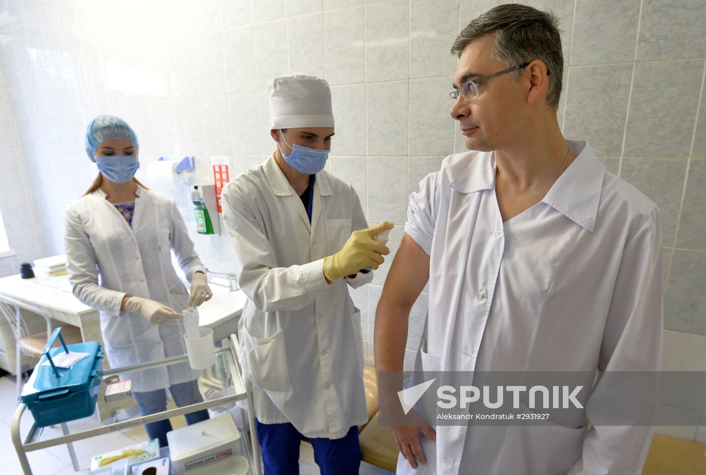 Flu vaccination in Chelyabinsk