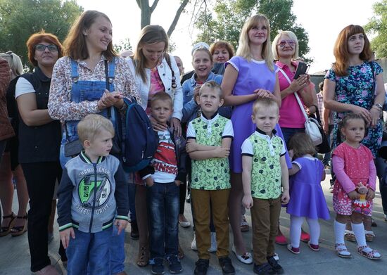 The Minsk large landing craft arrives in Baltiysk