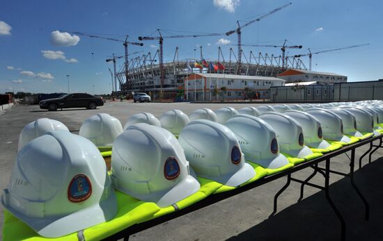 Rostov Arena under construction