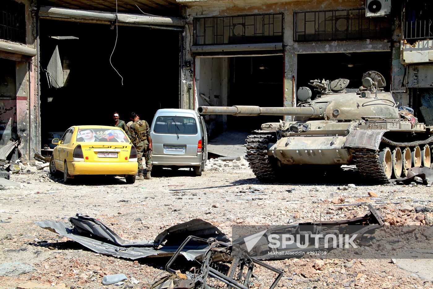 Ramouseh district in south Aleppo liberated