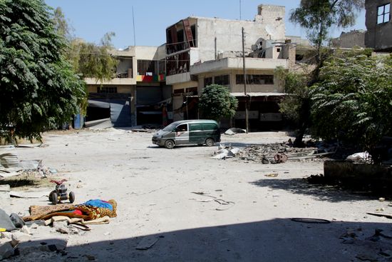 Ramouseh district in south Aleppo liberated