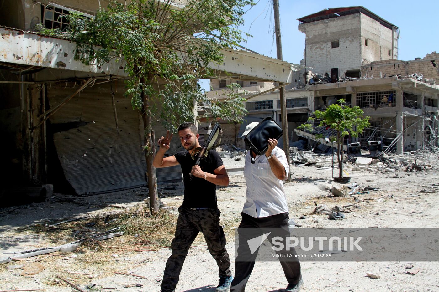 Ramouseh district in south Aleppo liberated