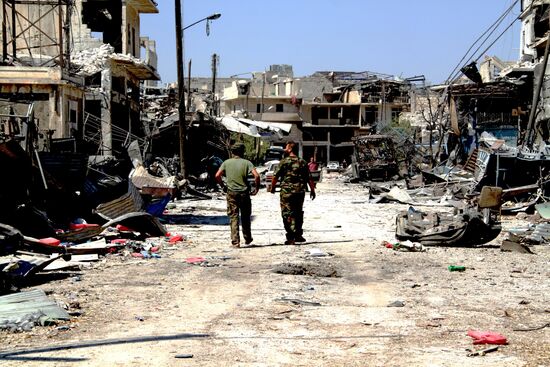 Ramouseh district in south Aleppo liberated
