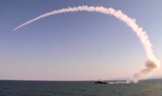 Caspian Flotilla ships launch Kalibr missiles at Kavkaz-2016 exercise