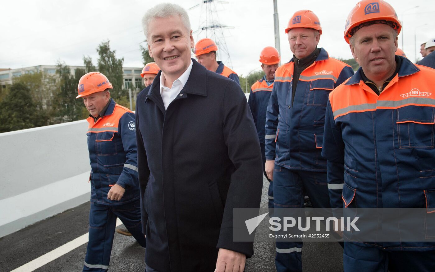 Moscow Mayor Sobyanin attends a number of events on September 9