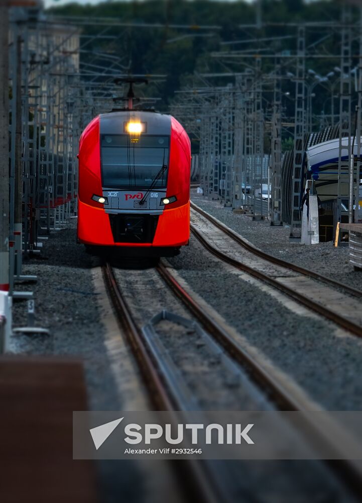 Preparations for opening of Moscow Central Circle