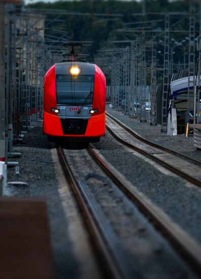 Preparations for opening of Moscow Central Circle