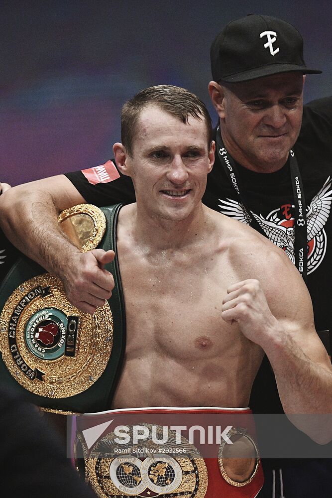 Boxing. Eduard Troyanovsky vs. Keita Obara
