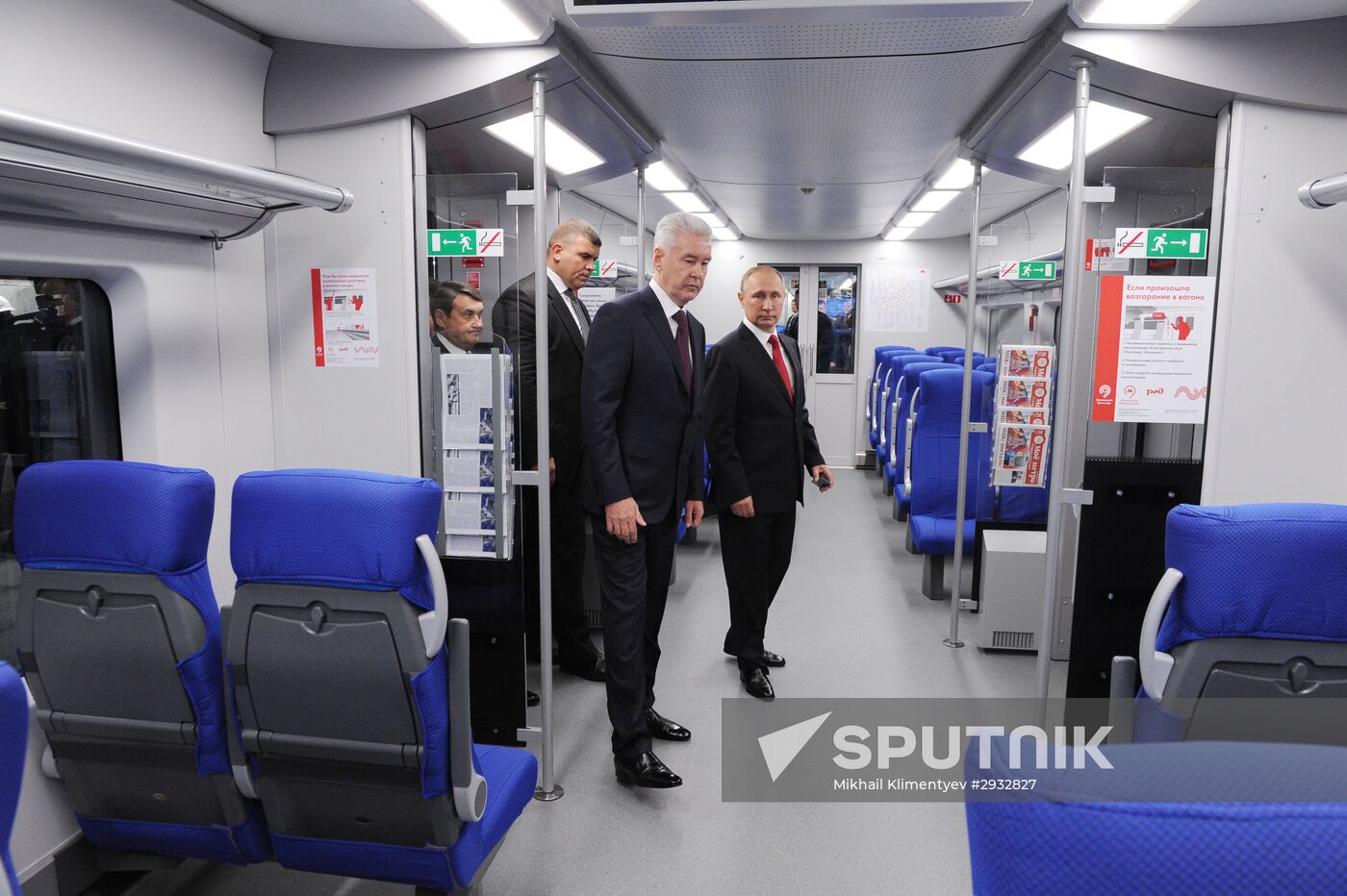 President Vladimir Putin takes part in Moscow Central Ring's commissioning ceremony on Moscow City Day