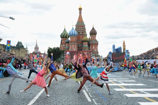 City Day celebration on Red Square