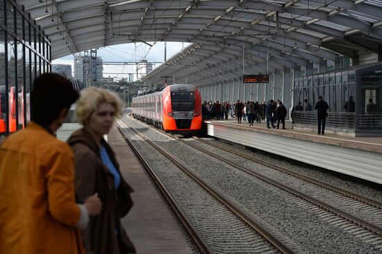 Launch of passenger traffic on Moscow Central Circle