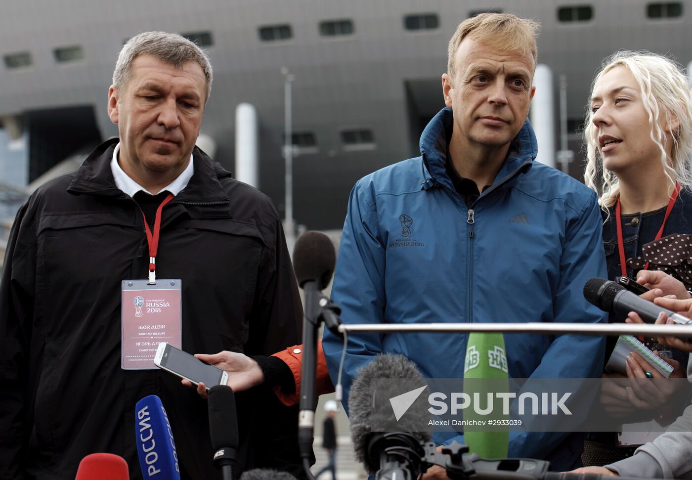 FIFA inspection committee visits Zentit Arena construction site