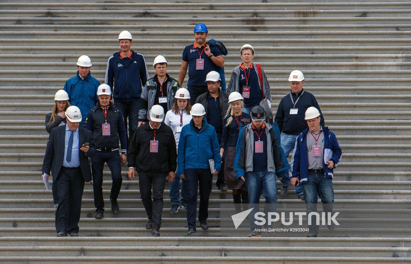 FIFA inspection committee visits Zentit Arena construction site