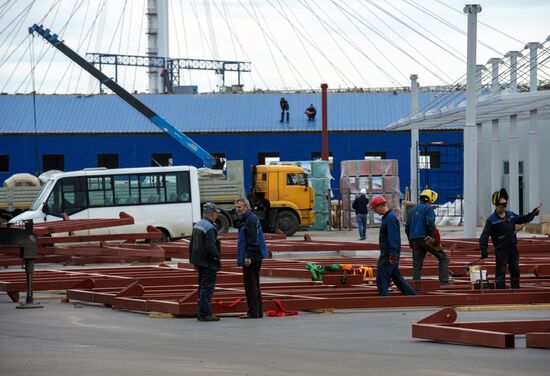 FIFA inspection committee visits Zentit Arena construction site