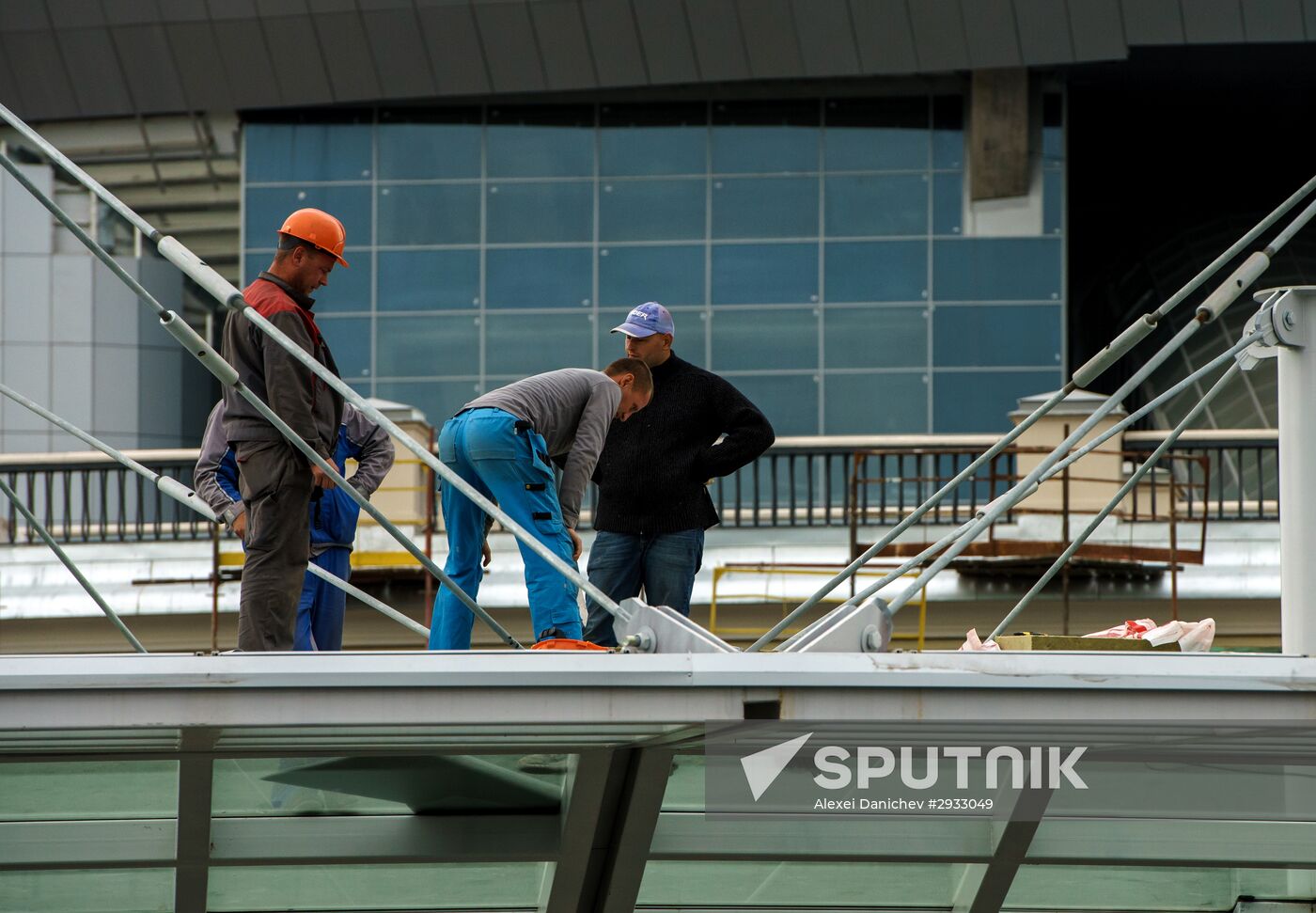 FIFA inspection committee visits Zentit Arena construction site