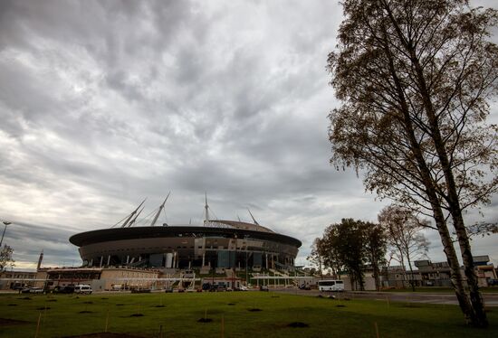 FIFA inspection committee visits Zentit Arena construction site