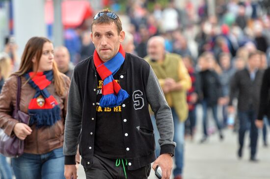 Football. Russian Premier League. CSKA vs. Terek