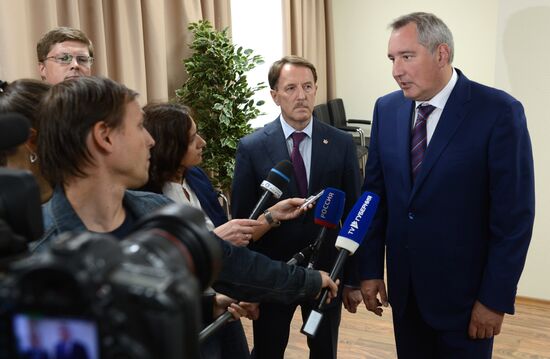 Deputy Prime Minister Dmitry Rogozin visits Voronezh Region