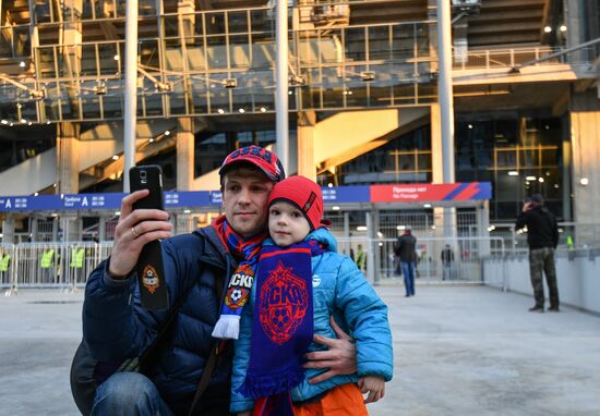 Football. Russian Premier League. CSKA vs. Terek