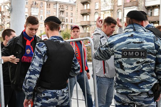 Football. Russian Premier League. CSKA vs. Terek