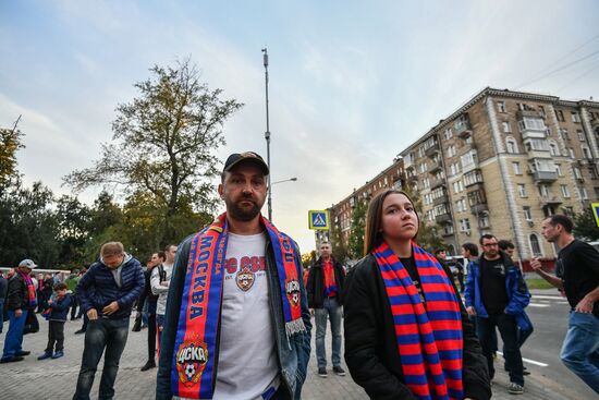 Football. Russian Premier League. CSKA vs. Terek