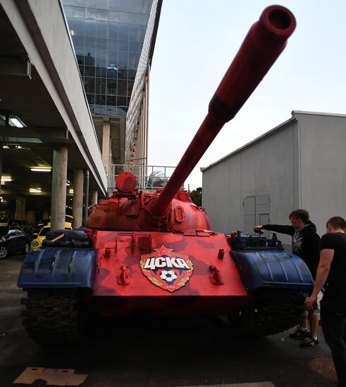 Football. Russian Premier League. CSKA vs. Terek