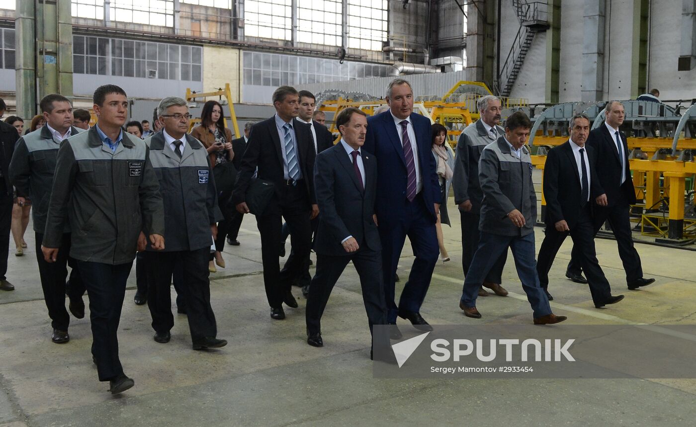 Deputy Prime Minister Dmitry Rogozin visits Voronezh Region