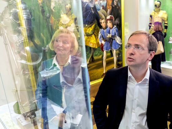 Culture Minister Medinsky visits Tsarskoe Selo museum-reserve in Pushkin