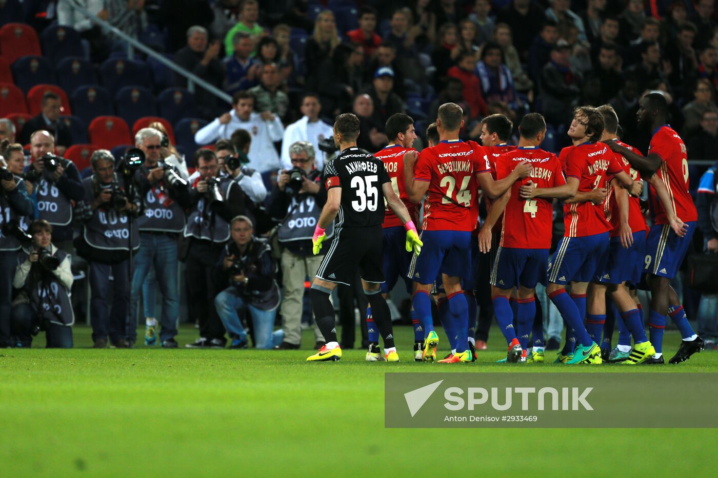 Football. Russian Premier League. CSKA vs. Terek