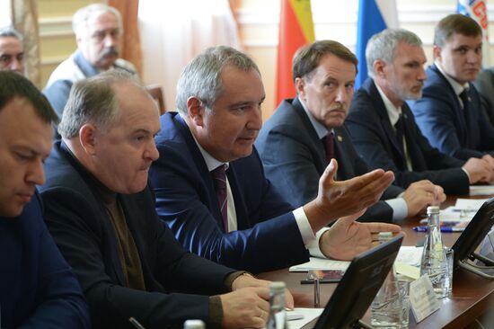 Deputy Prime Minister Dmitry Rogozin visits Voronezh Region