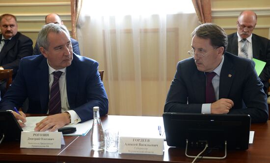 Deputy Prime Minister Dmitry Rogozin visits Voronezh Region