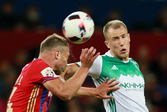 Russian Football Premier League. CSKA vs. Terek