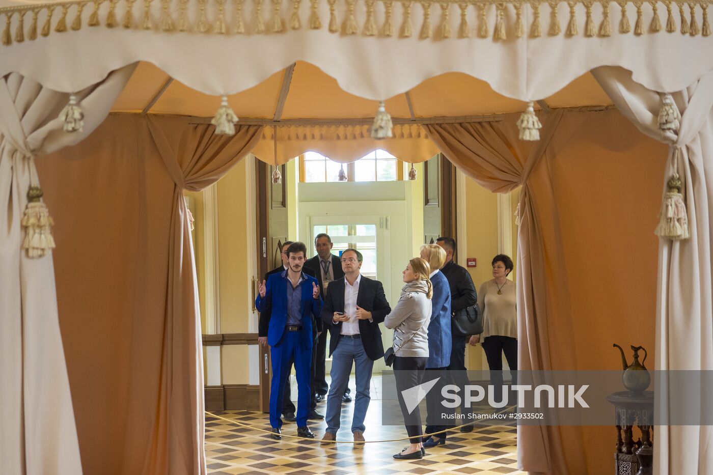 Culture Minister Medinsky visits Tsarskoe Selo museum-reserve in Pushkin