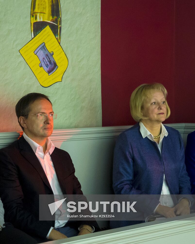 Culture Minister Medinsky visits Tsarskoe Selo museum-reserve in Pushkin