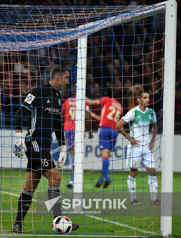 Russian Football Premier League. CSKA vs. Terek