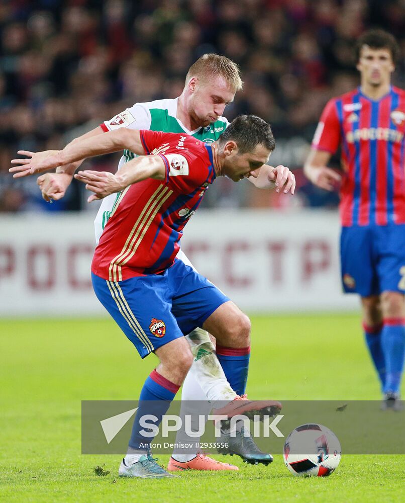 Russian Football Premier League. CSKA vs. Terek