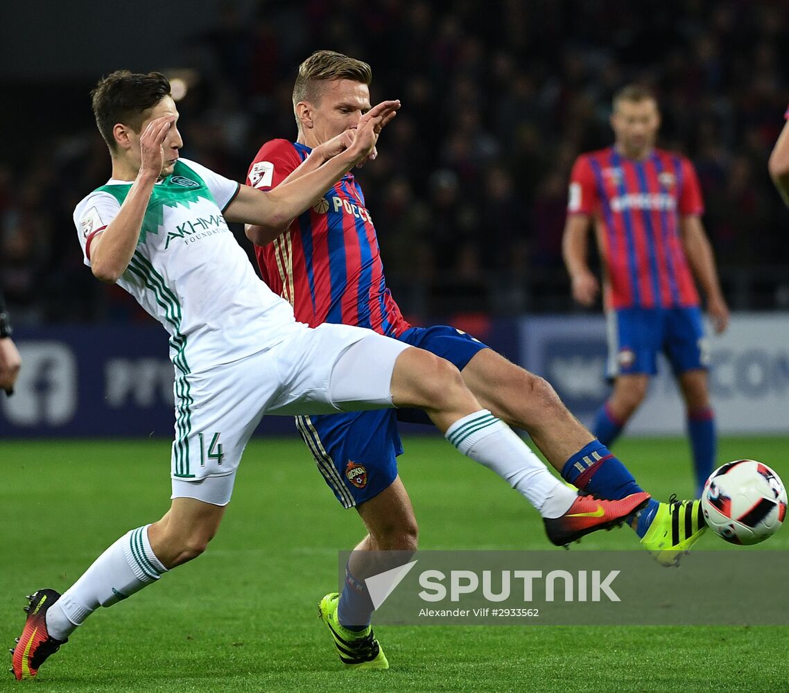 Russian Football Premier League. CSKA vs. Terek
