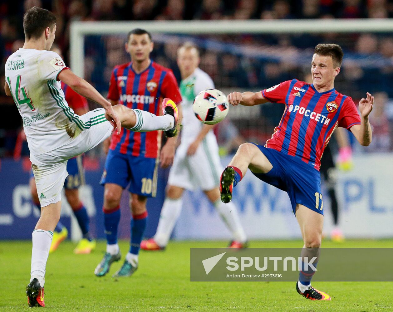 Russian Football Premier League. CSKA vs. Terek