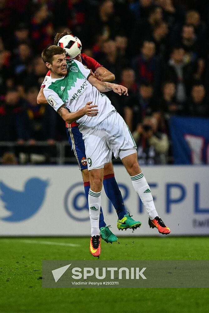 Russian Football Premier League. CSKA vs. Terek