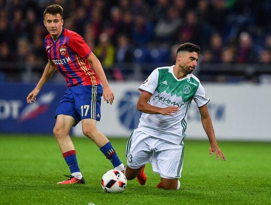 Russian Football Premier League. CSKA vs. Terek
