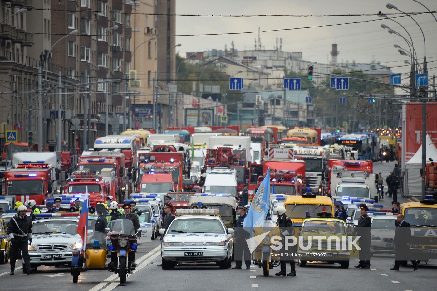 First Moscow parade of municipal vehicles